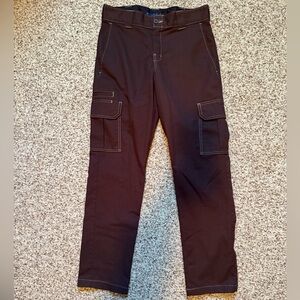 Dickies Straight Leg Slim Fit Brown Cargo  Pant Men’s Size 30x32